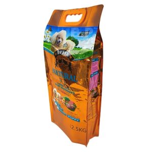 BTP PACK 10kg 20kg Custom Plastic Bags Side Gusset Bag Dog Food Packaging Pet Food Packaging Bag Pouch