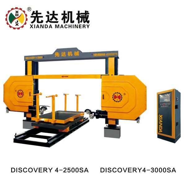 Smart CNC Diamond Wire Saw Stone Cutting Machine Bearing Four Spindle Linkage High Stability Engine High Safety for Granite