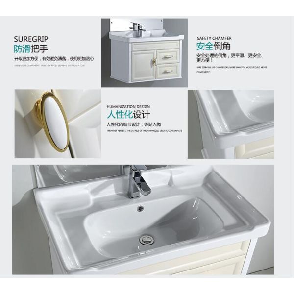 80 X48/cm PVC bathroom cabinet / wall cabinet / hung cabinet / white color for bathroom