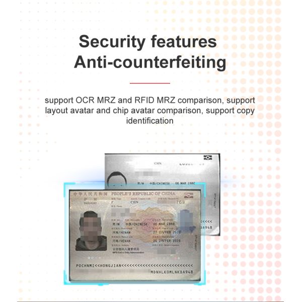 Сканер паспортов, компьютерный считыватель документов, поддержка OEM с сертификацией CE FCC