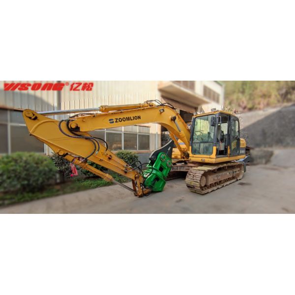 Coupe-arbres hydraulique de 1000KN HARDOX Blade Cutter Grippe pour une excavatrice de 6-8 tonnes