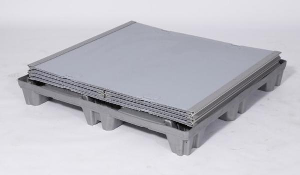 automotive packaging design Customized PP Solid Foldable Plastic Pallet Box car battery packaging