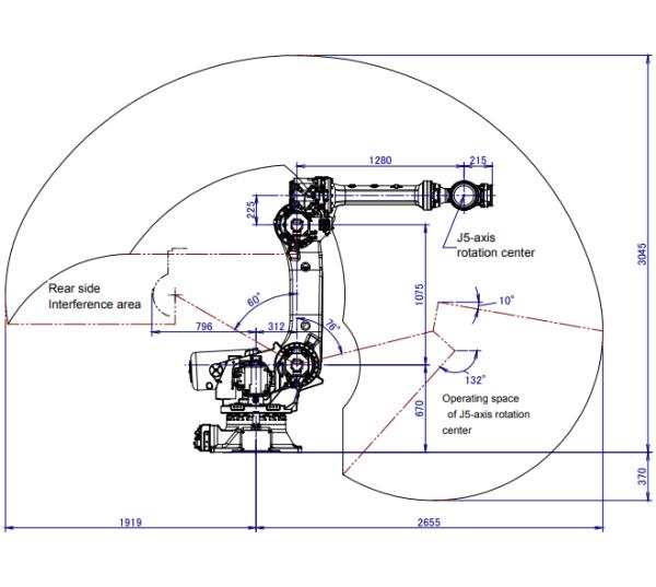 Industrial Robot FANUC R-2000iC/165F Material Handling Loading and Unloading Robot CNGBS Robot Guide Rail Linear Tracks