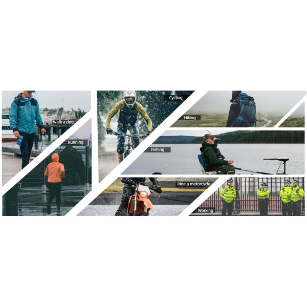 Rain Suit Jacket & Trouser Suit Raincoat for Men & Women Outdoor All-Sport Waterproof Breathable Anti-storm