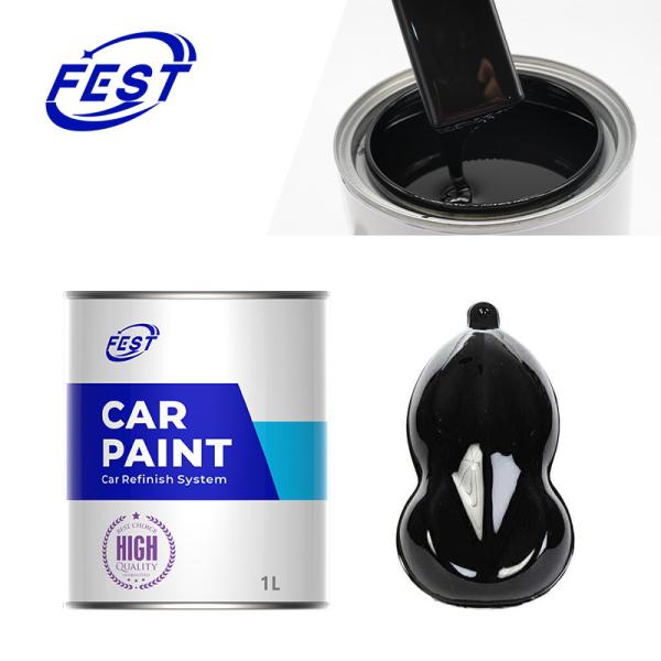 China Brand Wholesalers Hot sales 1K Black Basecoat High with Degree of Golss