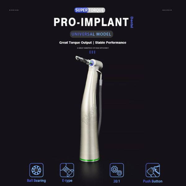 Зубные имплантаты хирургический ручной прибор низкой скорости 20:1 противоугольный ручной прибор