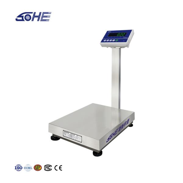 Stainless Steel A3 Industrial Bench Weighing Scale for Heavy-Duty Weighing 50cm x 60cm