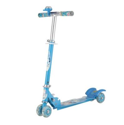 Kids Skate Kick Scooter With Small Bell 4 Lighting Wheels For Age 6-12