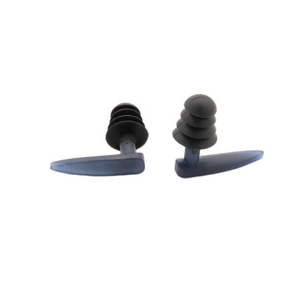 Transparent Silicone Earplugs Noise Cancelling Non Slip Nose Clip For Swimming