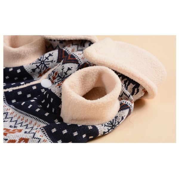 пальто рождества собаки плюша 35cm безрукавное мягкое