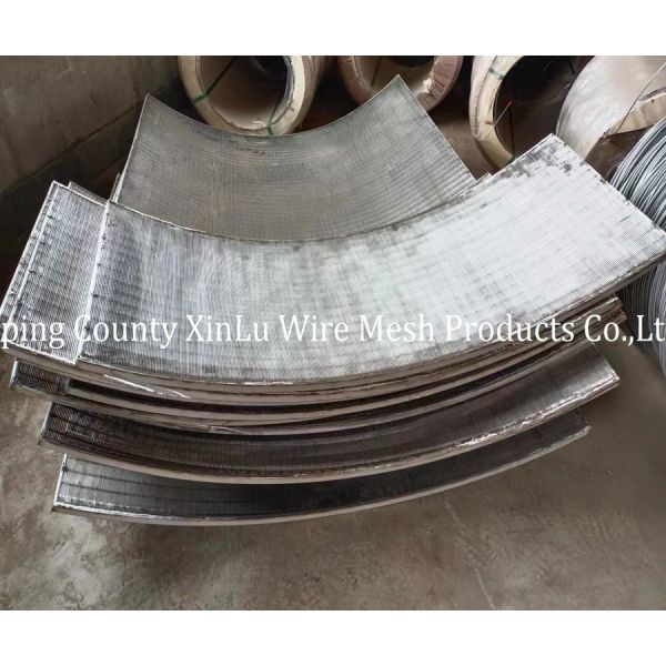 Industrial Flat V Wire Panel 2.4m Length and Slot 0.1-50mm for Market