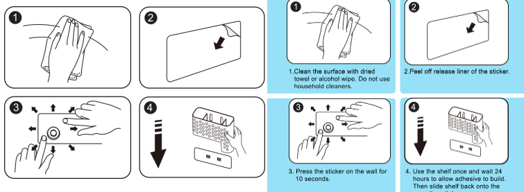 280mm PET Wall Mounted Toothbrush Caddy ISO 9001 Damage Free Basket Holder