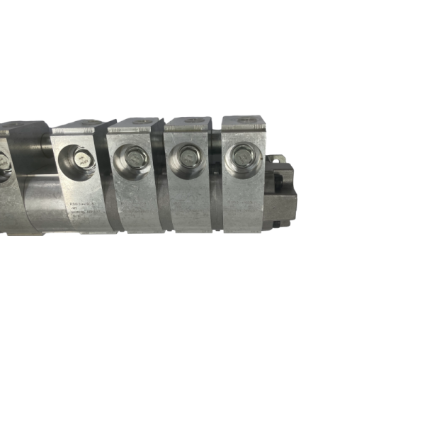 8-Port Hydraulic Flow Divider Ball Valve Manifold Block for Pressure in Adapter