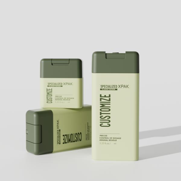Square Design PETG Plastic Shampoo Bottles with Flip Cap and Customizable Color for Body Wash and Shower Gel