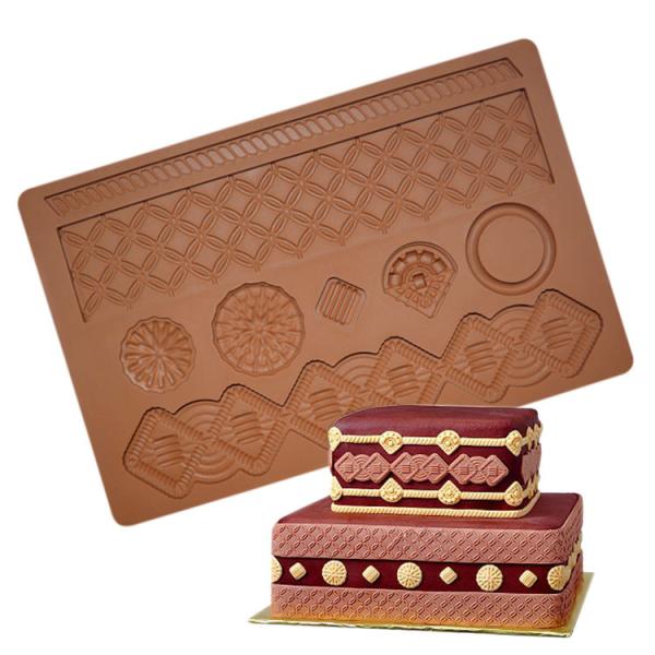 Lace Silicone Baking Utensils Food Grade Craft Furniture Cake Decorating Tools