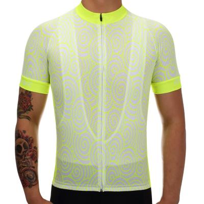Riding Custom Cycling Suits Fluorescent Polyester Bike Cycling Accessories Anti Sweat Sports T Shirt