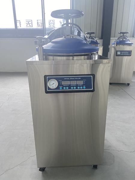 Autoclave à vapeur verticale en acier inoxydable durable de 35L avec ouverture rapide