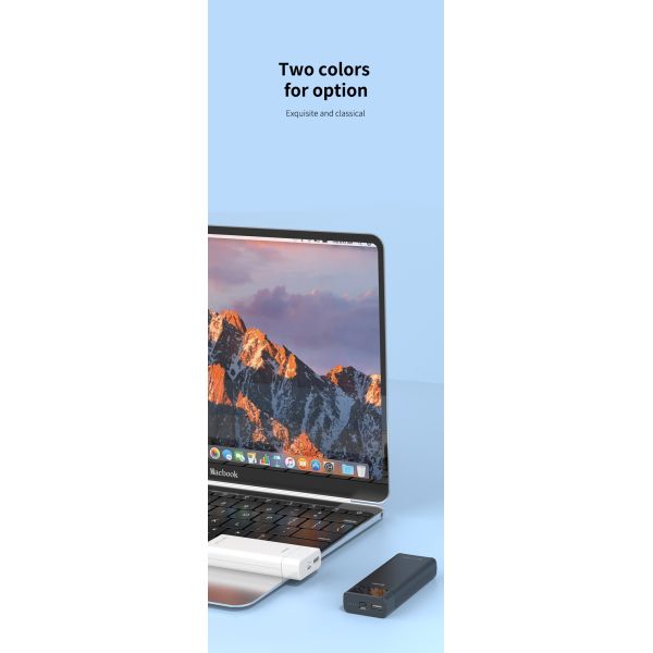 10000mah Custom Logo Portable Power banks 30W Li-polymer Laptop Charger Power Bank