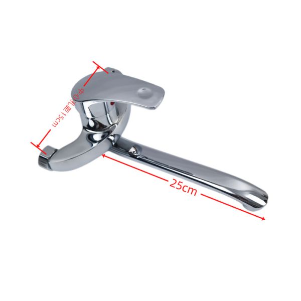 Wall Mount Zinc Shower Head Hot And Cold Basin Taps 1.0mpa