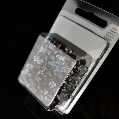 Custom Blister PET Transparent Plastic Packaging With Adhesive And Paper