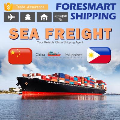 Frete de mar internacional de China a Filipinas