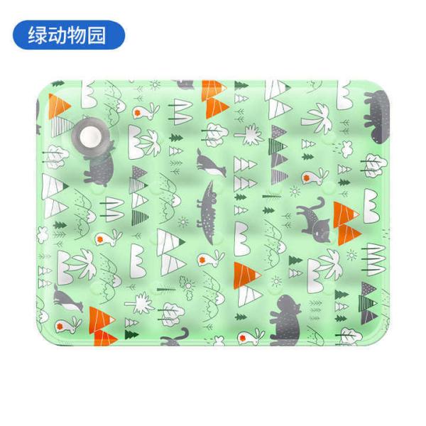 Summer Cooling Latex Pet Mat PVC and Nylon Cat and Dog Sleeping Bed with Ice Silk Cool Feature Animal Pattern Pet Supplies