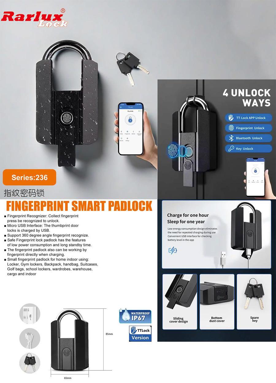 FINGERPRINT SMART PADLOCK
