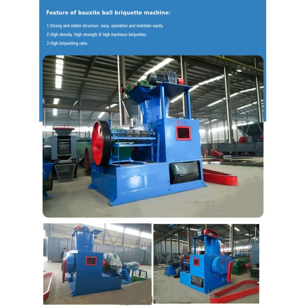 4 Roller Press Iron Ore Briquette Machine with 1-30t/h Material Moisture Less than 50%