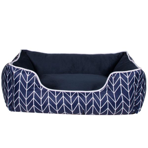 Linen Polyester Luxury Cat Dog Pet Bed Pet Bed Cushion Blue