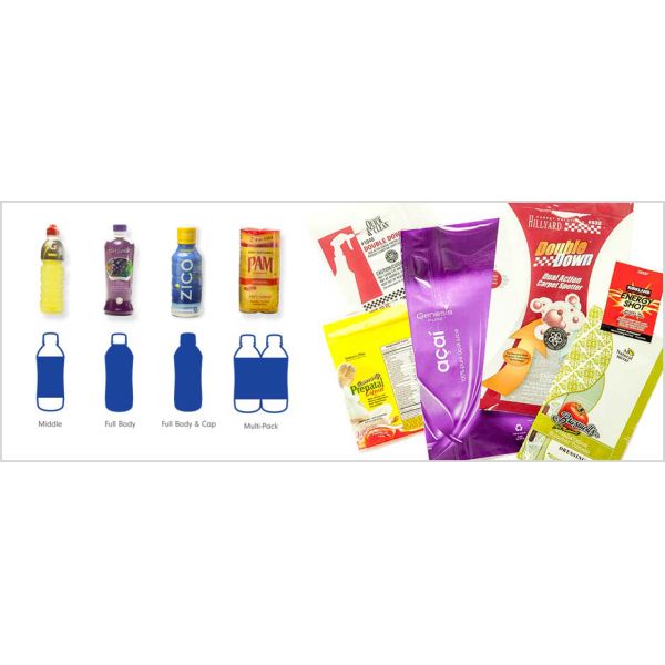 Рукав сокращения ПЛА фильма сокращения 50 Мик основанный ядром Биодеградабле обозначает фильм