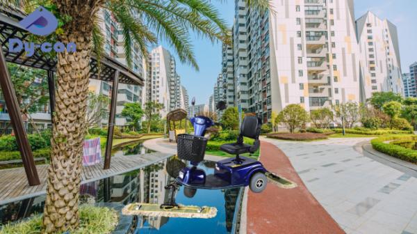 BS3900 Scooter à chariot à poussière avec fonction de nettoyage à sec et humide