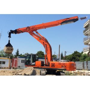 Длинный бум экскаватор Clamshell телескопическая рука 4600 мм для Hitachi CAT Volvo