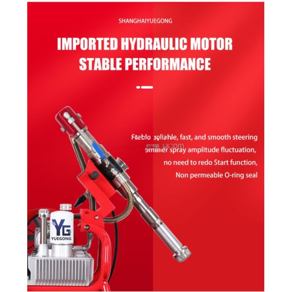 High Pressure Piston Airless Paint Sprayer Electric Gas Hydraulic Wall Paint Spray Gun