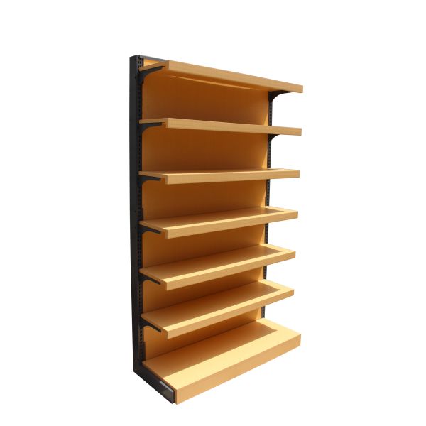 Factory Price Retail Grocery Store Wood Metal Display Supermarket Racks Shelf