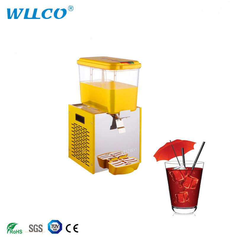 18L Transparent Commercial Juice Cold Drink Anti Precipitation Beverage Dispenser