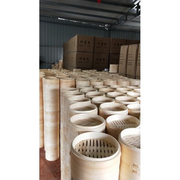 Здоровая 20cm бамбуковая корзина распаровщика для кухни