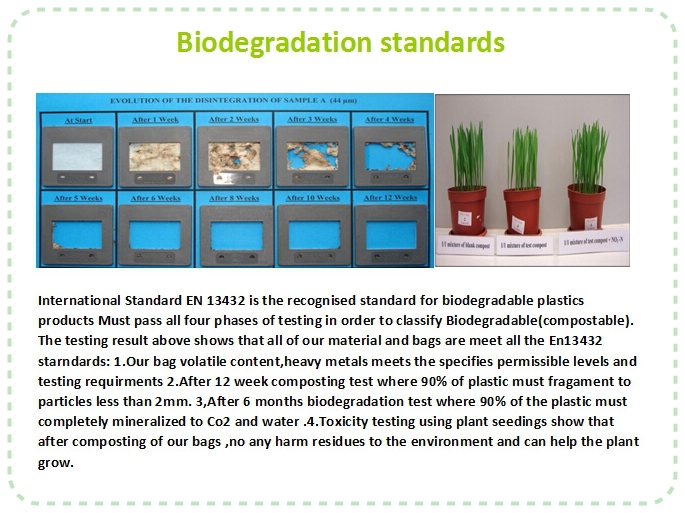 мешки для мусора зеленого цвета 3L 5L 8L Biodegradable для домашний изготовлять компост