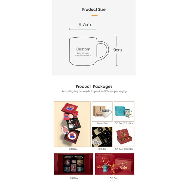 Популярная мода керамические чашки для кофе путешествия сублимация