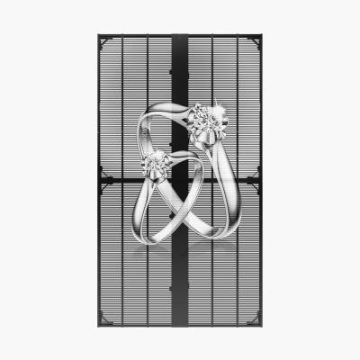 Customized LED Grille Screen DC5V For Outdoor Advertising Display IP40