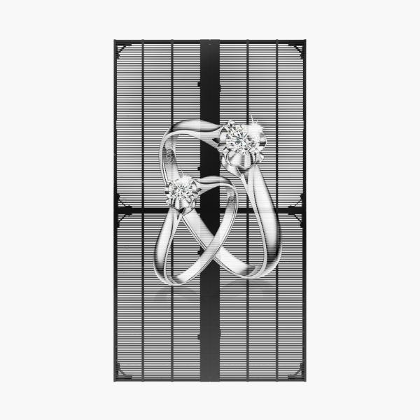 Customized LED Grille Screen DC5V For Outdoor Advertising Display IP40