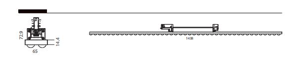 60W привело свет следа линейный