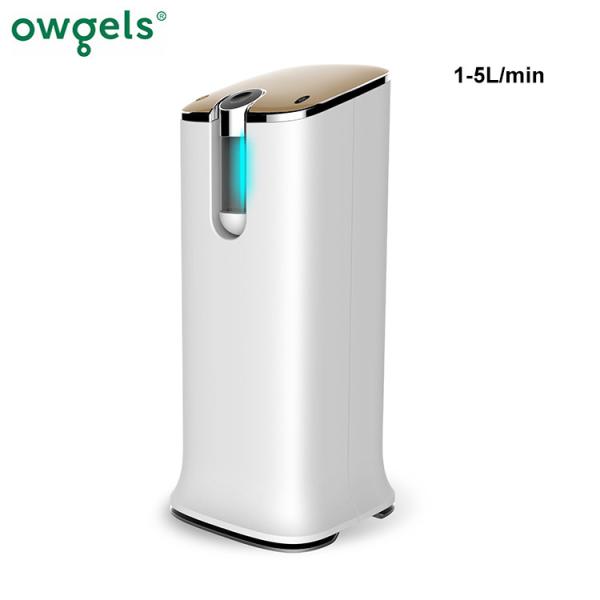 Do concentrador portátil do oxigênio dos cuidados médicos 5L material plástico médico