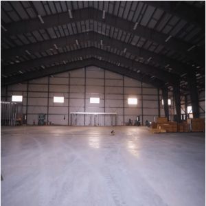 Prefabricated Aircraft Hangar Steel Structure with Fire Protection and Ventilation