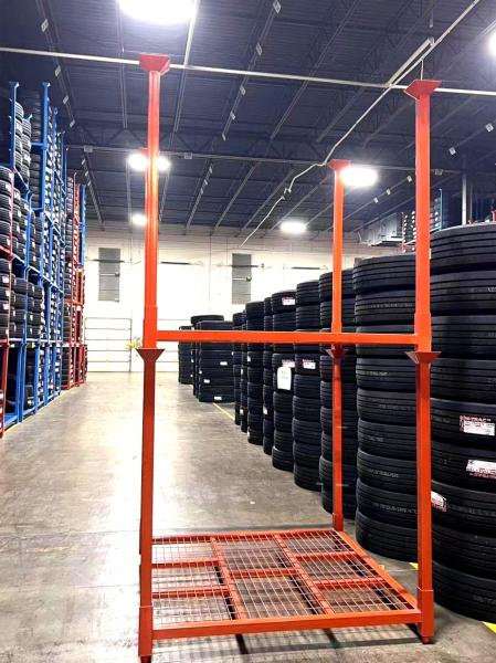 Heavy Duty Warehouse Stackable Storage Racks , Movable Post Pallet Rack