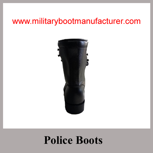 Wholesale China Made Black Good Leather STOCK Military Combat Boots