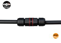 Pin impermeável reto do Pin 3 do conector 2 do parafuso da série IP67 250V da PÁGINA
