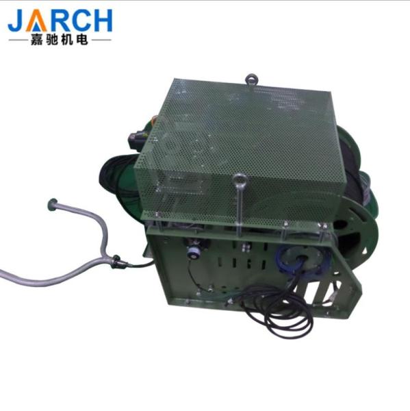 Photoelectric Optical Retractable Hose Reel , Retractable Cable Reel 150m Length