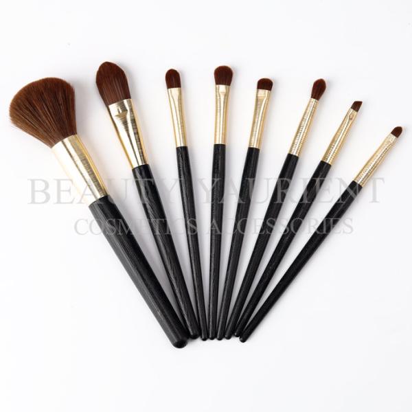 Private Logo 8 Piece Makeup Brush Set OEM Makeup Brushes Skin Friendly