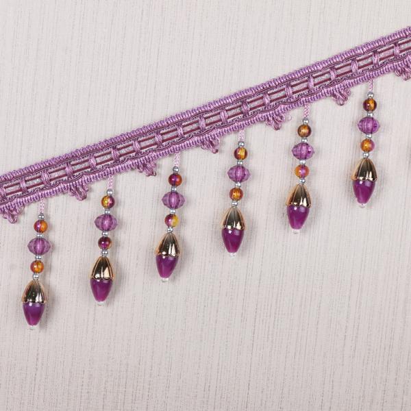 Handmade fashionable chain beads lace tassels fringes for curtain/sofa/pillow decoration