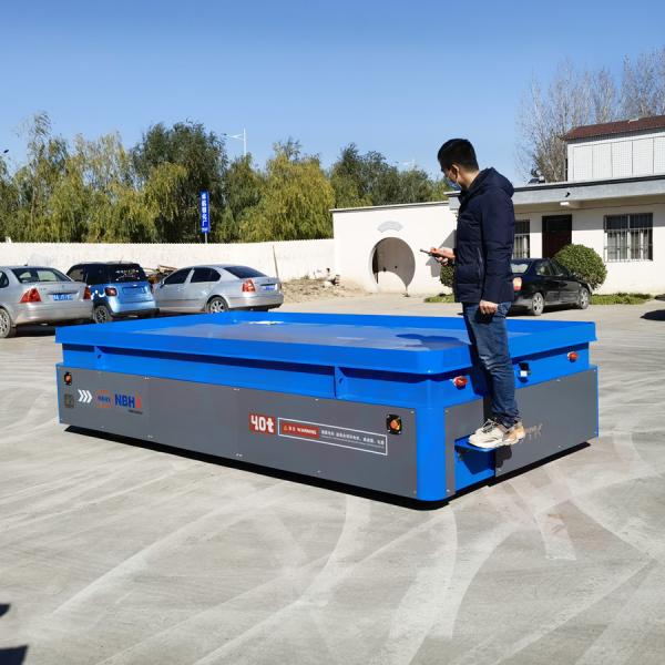 Customized 40 Tons Transfer Trolley For Steel Manufacturing Workshop